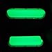 keehui Blank Shell with Green LED Tape 12V DC Car Taxi Cab Roof Top Sign Light Magnetic with 3m Cigarette Lighter Power Cords