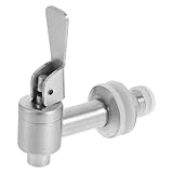 PRETYZOOM Ausguss Für Wasserkrugspender: Wasserhahnersatz, Kühlerhahn, Flaschenkrug, Zapfhahn, Ausguss, Leitungswasser, Topfventil Für Getränkespender, Silber, 16 Mm