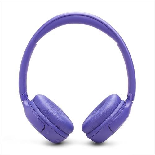 JBL Tune 530 BT Wireless On-Ear Headphones with JBL Pure Bass Sound, Bluetooth 6.0, Foldable Design and 76-Hour Battery Life, Google Fast Pair/Microsoft Swift Pair, Lavender