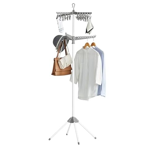 Songmics Home SONGMICS Clothes Drying Rack, 72.8-Inch Drying Rack, 3 Rotatable Arms — $27.99 (15% off)