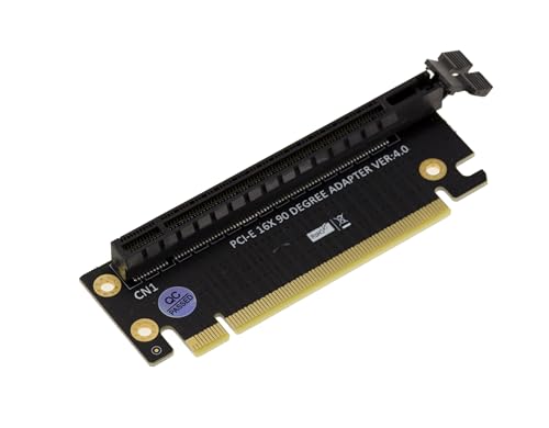 Ya en mundofriki.es: KALEA-INFORMATIQUE Adaptador de ángulo de 90° Riser para PCIe a PCI Express x16 Compatible con PCIe 3.0, 3.1 y 4.0