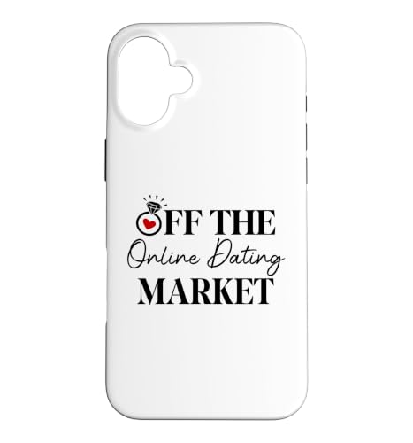 Off the Online Dating Market Bridal Shower Bride Newlywed �X�}�z�P�[�X iPhone 16 Plus �p