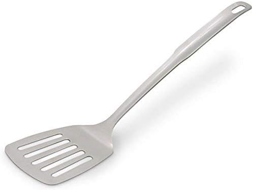 Stainless Steel Perforated Turner, Silver, 2 Piece