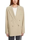 Integriertes Einstecktuch ESPRIT Damen 992EO1G309 Blazer, 335/DUSTY Green, 38