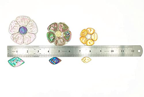 500G/1.1Lb Random Color Irregular Flowers & Leaves Ceramics Mosaic Tiles, Diy Making Creative Ceramic Mosaic Tiles For Diy Craft Plates Flowerpots Vases Cups Mosaic Making Supplies (Flowers + Leaves) #TOP3