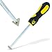 ABN Carbide Tip Grout Removal Hand Tool, Soft Grip & Reversible Triangle Blade for Detail Work