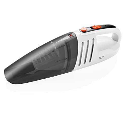 Hyundai HVC 101 Handstaubsauger I Akkusauger für Auto und Camping I Nass- und Trocken I Kabellos I bis zu 15 min