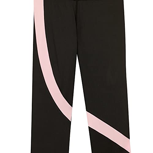 Btween Girls’ 4 Pack Leggings Set, Exercise, Sports Tights With Wide Waistband For Girls, Size 12 Purple #TOP5