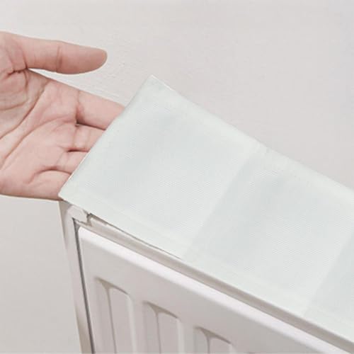 Radiator Dust Cover, Oil-Filled Radiator Heater Dust Cover Heating Sheet Dust Cover -To Block Decorative Radiator Pad Built-In Magnet Fixed for Living Room,Office(100CM)