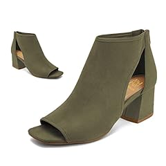 Suede Leather Olive Green
