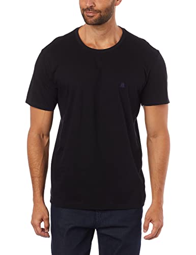 Camiseta Gola Careca, Masculino, Polo Wear, Preto, G