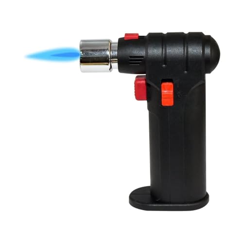 Encendedor de mesa Vertigo Zeus llama simple negro miniatura 4