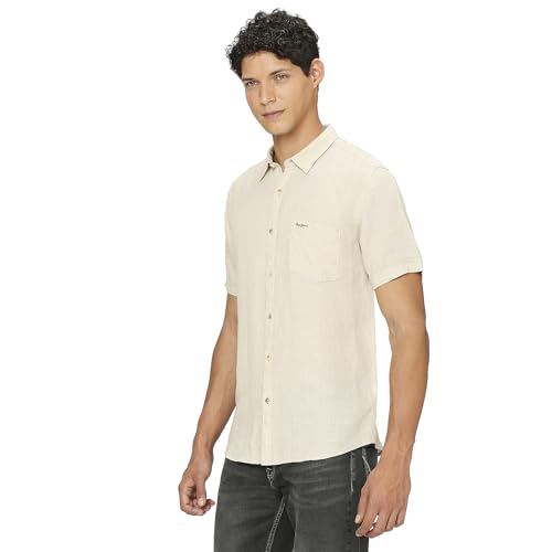 Image of Pepe Jeans Men's Cotton Regular Fit Shirt