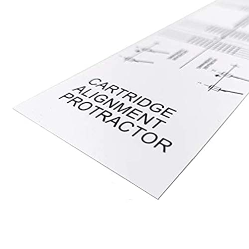 sdroceRyaM Turntable Cartridge Stylus Alignment Protractor Vinyl Record Calibration Tool Phonograph Accessories Adjustment Tool