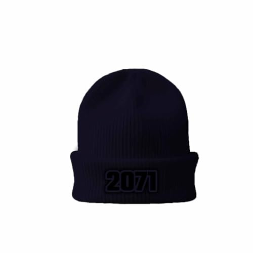 Bonnet 2071 Year Navy contre le froid aux oreilles en hiver