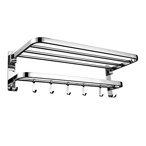 Porte-serviette en acier inoxydable premium LWX à structure murale
