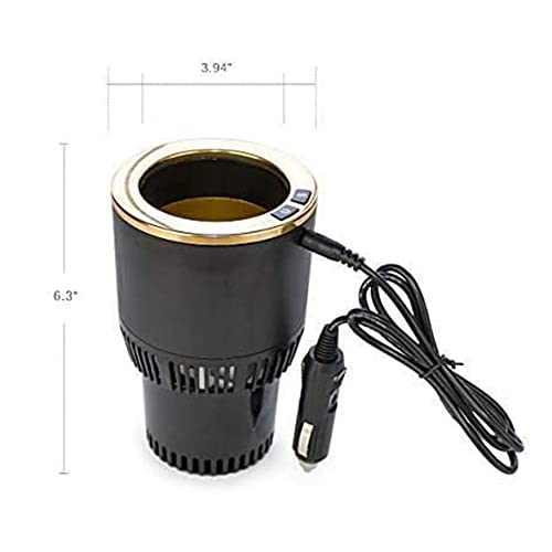Calentador y enfriador portátil 2 en 1 para vasos de auto miniatura 2