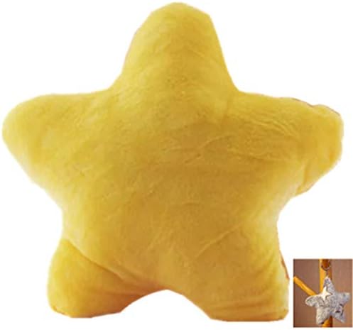 Star Shaped Plush Stuffed Toy Pillow Cushions Decorative (Yellow)