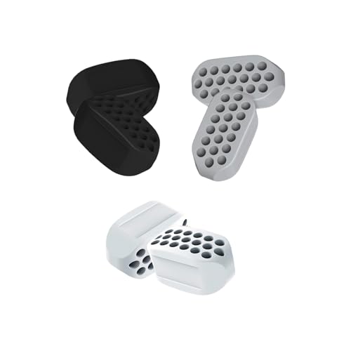 Jawline Exerciser Set 3 Resistance Levels 6 Pcs BPA Free Silicone Jaw Trainer And Jaw Shaper For Beginner Intermediate And Advanced Users For Jawline Definition Double Chin Workout Daily Use