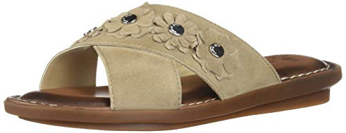 Hush Puppies Women's Olive Xband Slide Pump, Taupe Suede, 9.5 M Us #TOP11