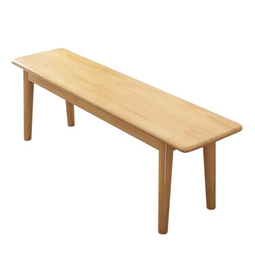 Banco de comedor de estilo rústico de madera