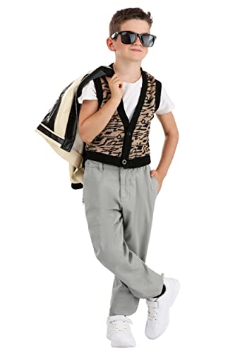 Disfraz Ferris Bueller para Niños Chaqueta y Chaleco miniatura 4