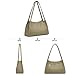 Kattee Leather Purses and Handbags for Women, Soft Genuine Leather Shoulder Hobo Bags with Top Magnetic Snap Closure (Light Green)