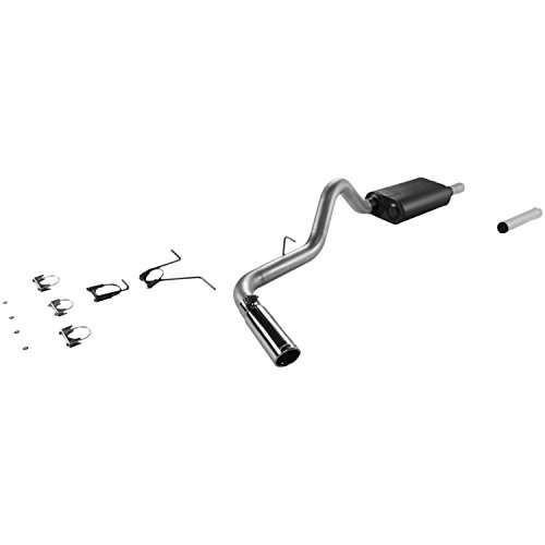 Flowmaster 17278 Force II Cat-Back Exhaust Kit 3 Inch Aluminized Steel with 3.5 inch Polished Stainless Steel Tips Compatible with 2000-2003 Dodge Dakota 4.7L 5.2L 5.9L V8