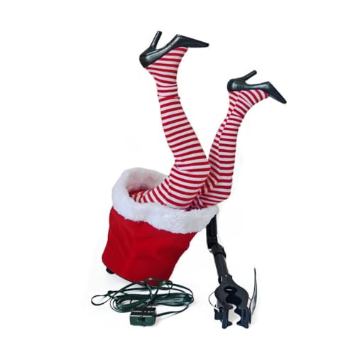 AOUDNクリスマスツリー飾り サンタクロースの脚 サンタの脚 ク飾り リース 飾り ぬいぐるみ 泥棒ツリー 新年 プレゼント デコレーション 可愛い 面白い サンタクロース オーナメント 装飾用 雰囲気 おしゃれ (女神のハイヒール) - AOUDN - 商品画像