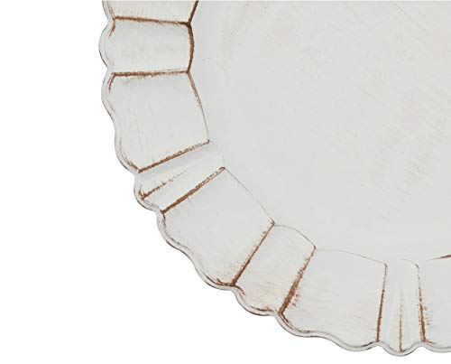 Juego de 4 platos decorativos redondos de 13 pulgadas miniatura 3