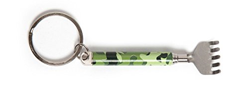 Kikkerland Mini Keyring Back Scratcher, Assorted Patterns #TOP28