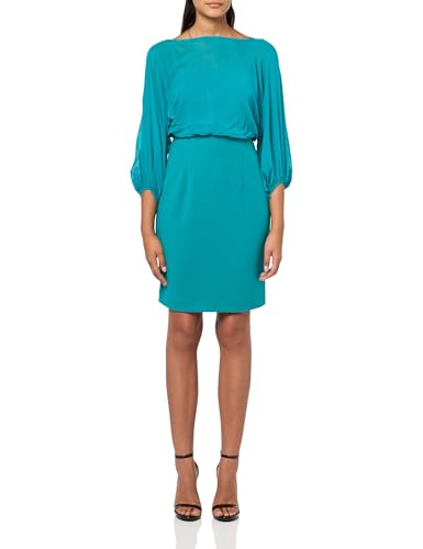 Trina Turk Women's Sheath Dress with Sheer Overlay