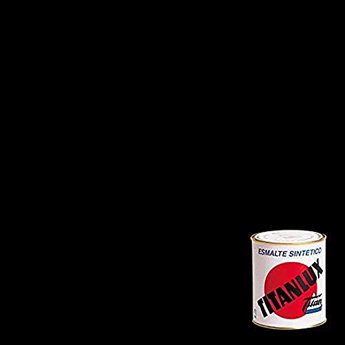 Titan 1057638 - Enamel Synthetic Matt Titanlux Black 375 ml, Ivory White