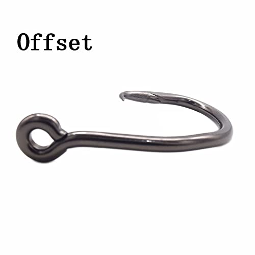 Saltwater Heavy Duty Live Bait Hook Black Nickle Coating Big Game Hook-Shark,Tuna,Carp,Catfish,Bass,Amberjack,Swordfish Hooks,13 Sizes-1/0~16/0 (14/0# Pack Of 6Pcs) #TOP2