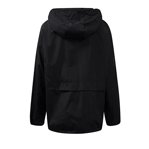Chaqueta impermeable con capucha mujer que soluciona los días de lluvia 2