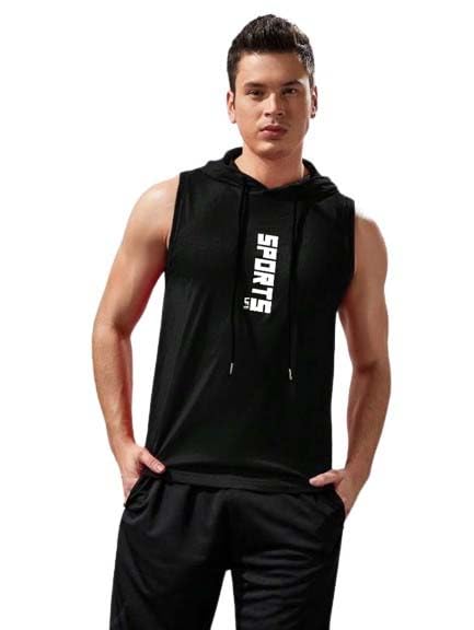 Image of Sport Lift Polyster Gym /Sports Hood T-Shirt for Men