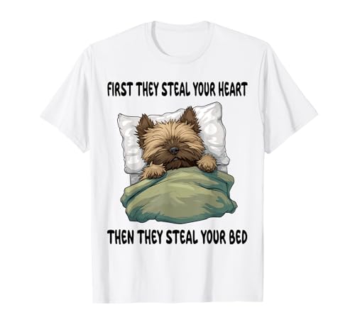 Cairn Terrier Sleeping Pajamas Nightgown T-Shirt