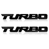 2PCS Turbo Car Emblem Decal,...