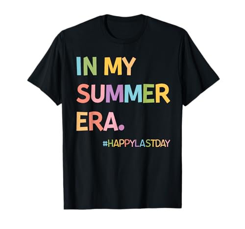 In My Summer Era Vacaciones de verano Fin de año escolar Maestro Niño Camiseta
