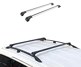 Für Volkswagen Caddy Maxi V Dachreling und Dachträger Querstangen Plus Silber 2020