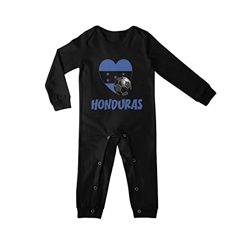 Image of HUEBRA Future Correctional Officer Baby Newborn Jumpsuit Outfits Romper Long Sleeve Bodysuit