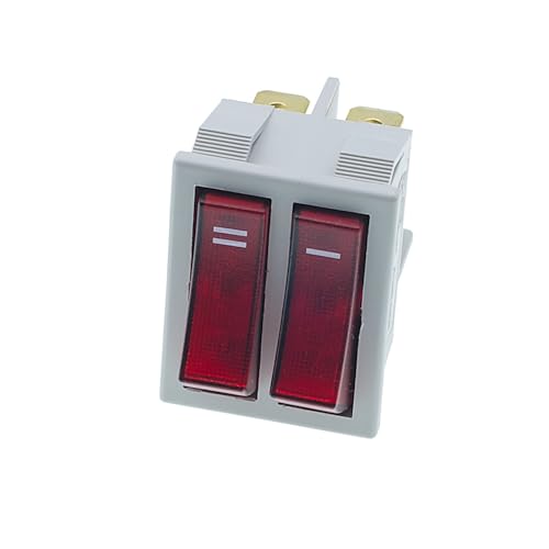 Double interrupteur pour radiateur DeLonghi 5110510001 à 6 bornes