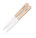 Opinel 1222 Boite de 2 Couteaux d'Office N°102 Lame Carbone