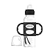 Dr. Brown?s? Milestones? Narrow Sippy Bottle with 100% Silicone Handles, Easy-Grip Bottle with Soft Sippy Spout, 8oz/250mL, BPA Free, Turquoise, 6m+
