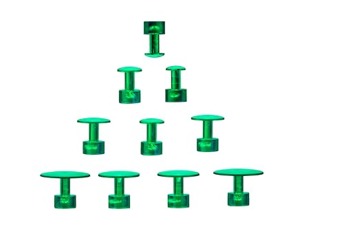 kauplus Dent Repair Convex Glue Tabs, PDR Round Pulling Tab Set,10 PCS