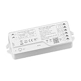BTF-LIGHTING CH21W COB WiFi+2.4G Controller LED 2in1 Alta frequenza Supporto Telecomando RF APP Tuya Smart Life Google Assistant Alexa Controllo per Striscia LED FCOB SMD PWM Monocolore o CCT