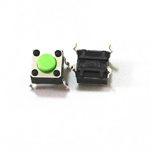 Interrupteur tactile 6x6x5mm marron micro bouton poussoir 100 pièces pour circuit imprimé DIY