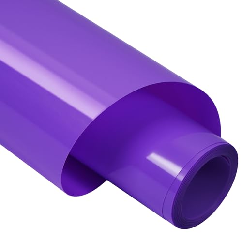 TORC Purple PU HTV Heat Transfer Vinyl Roll 12 in x 10 ft Iron on Vinyl for T Shirts Crafts - Easy to Cut & Weed for Heat Transfer Design