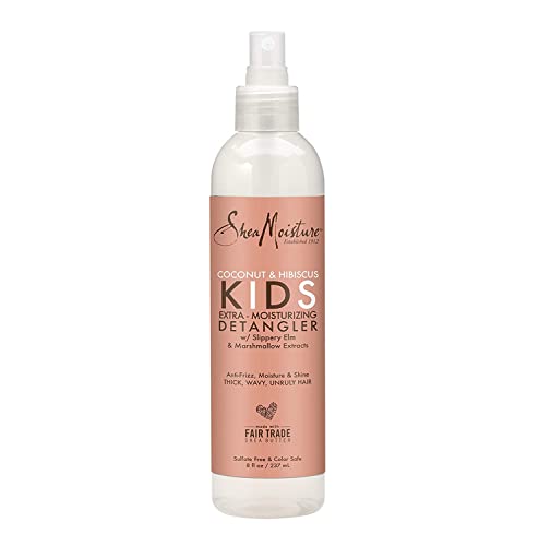 Shea Moisture Coconut & Hibiscus Kids Extra-Moisturizing Detangler, 8 Ounce