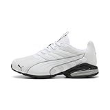 Electro PUMA Chaussures de Course Electro Road Unisexes, Blanc Noir-Gris écho, 41 EU, Puma White PUMA Black Grey Echo, 42.5 EU